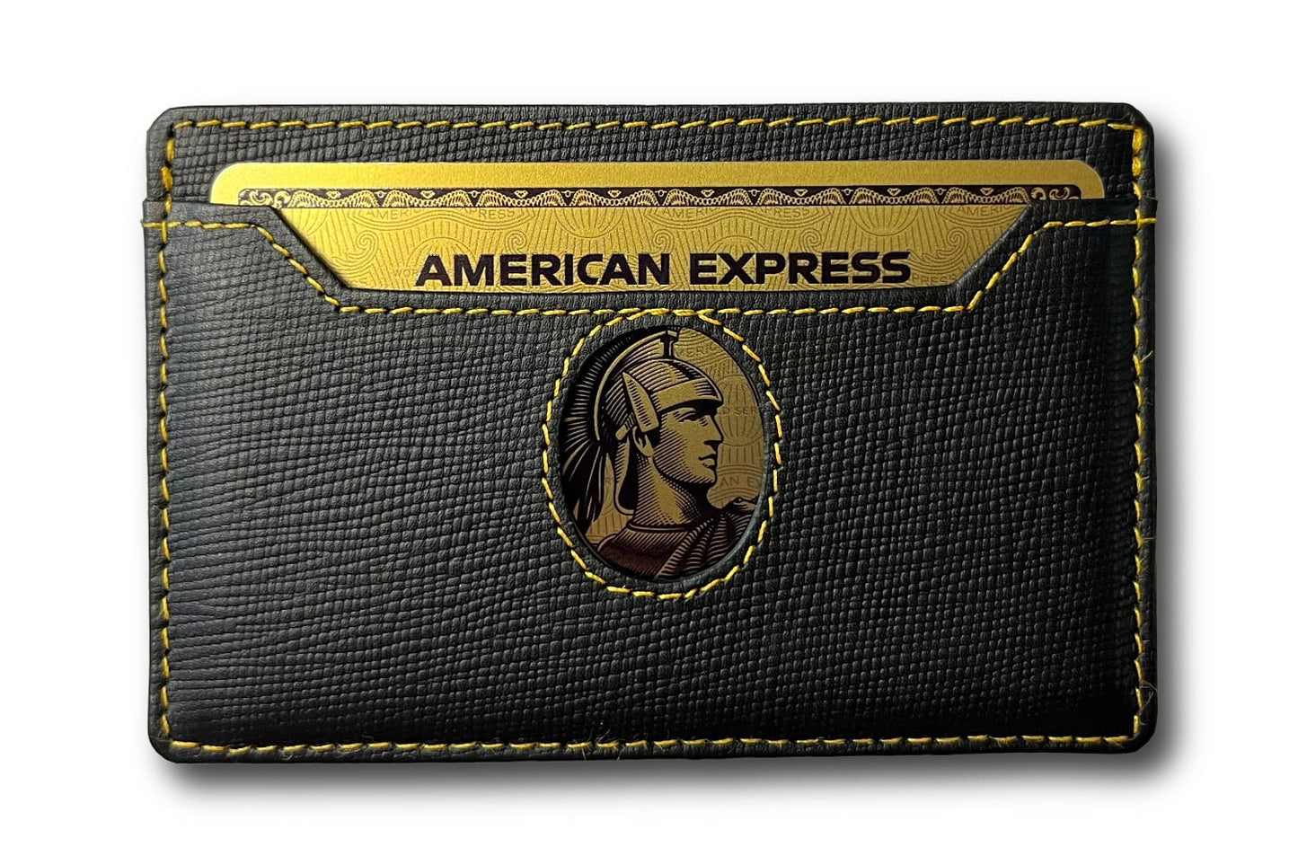 2 card Mini Card Holder Smallest Minimalist Wallet for Amex Gold