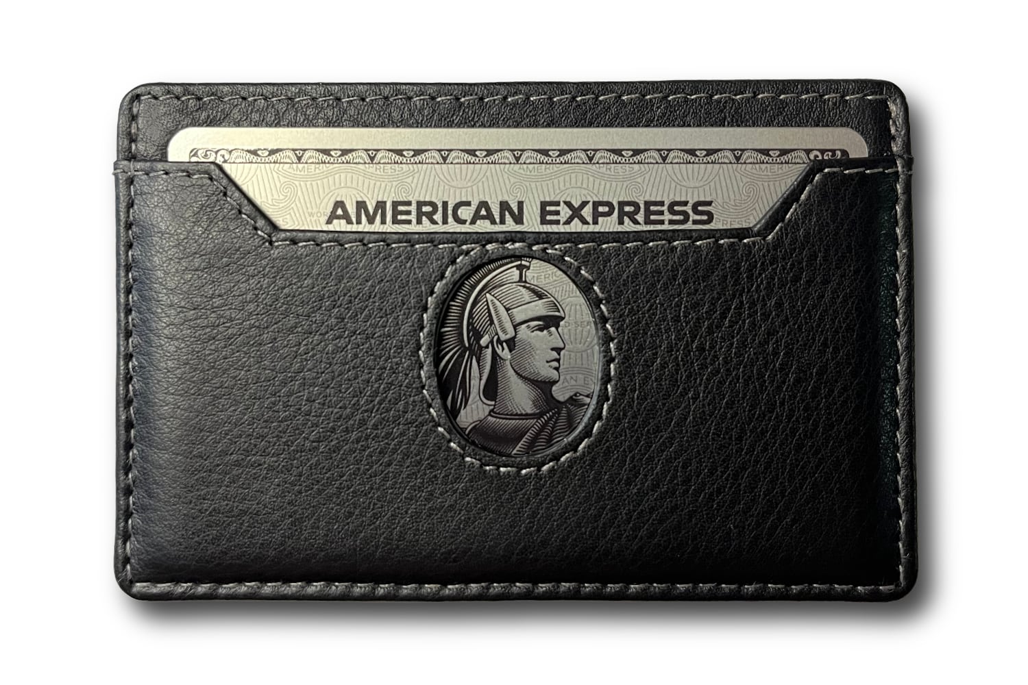 2-card Mini Card Holder Smallest Minimalist Wallet Compatible with Amex Platinum