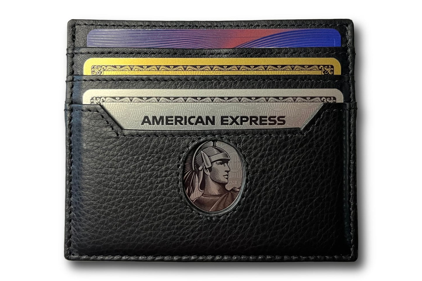 6 card Thin Front Pocket Wallet Amex